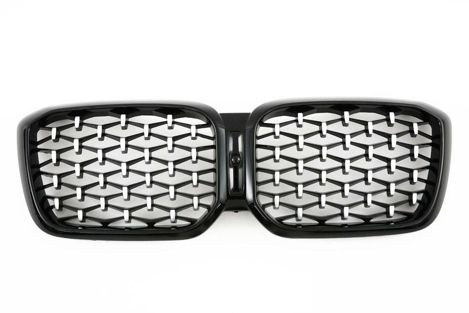 REJILLA  BMW X3 X4 G01 G02 LCI NEGRO CROMO DIAMANTE